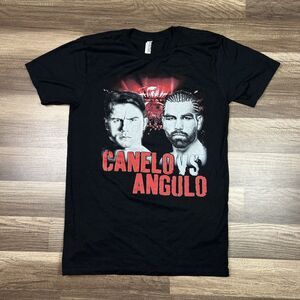 Canelo Vs Angulo Toe To Toe Double Sided Fight Card Boxing Shirt Sz Small